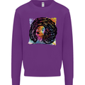 Fathers Day Gaming Kids Sweatshirt Jumper Purple