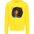 Fathers Day Gaming Kids Sweatshirt Jumper Yellow