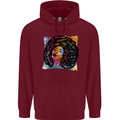 Fathers Day Gaming Mens 80% Cotton Hoodie Maroon