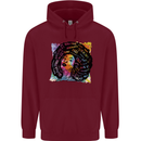 Fathers Day Gaming Mens 80% Cotton Hoodie Maroon