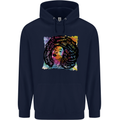 Fathers Day Gaming Mens 80% Cotton Hoodie Navy Blue
