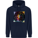 Fathers Day Gaming Mens 80% Cotton Hoodie Navy Blue