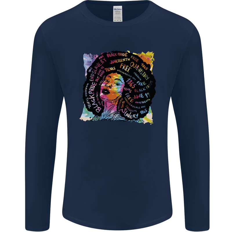 Fathers Day Gaming Mens Long Sleeve T-Shirt Navy Blue