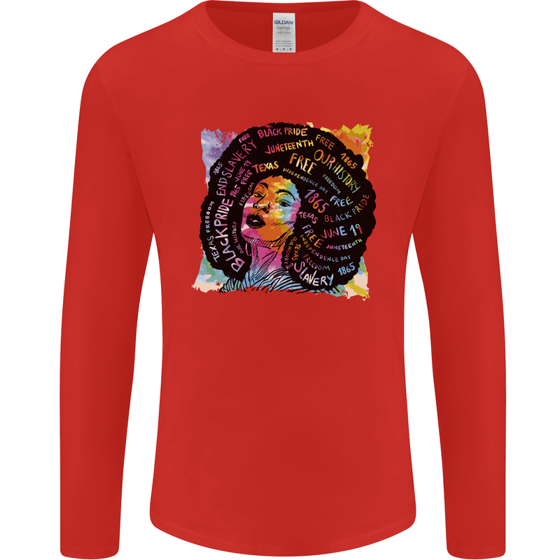 Fathers Day Gaming Mens Long Sleeve T-Shirt Red