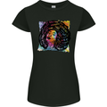 Fathers Day Gaming Womens Petite Cut T-Shirt Black