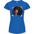 Fathers Day Gaming Womens Petite Cut T-Shirt Royal Blue