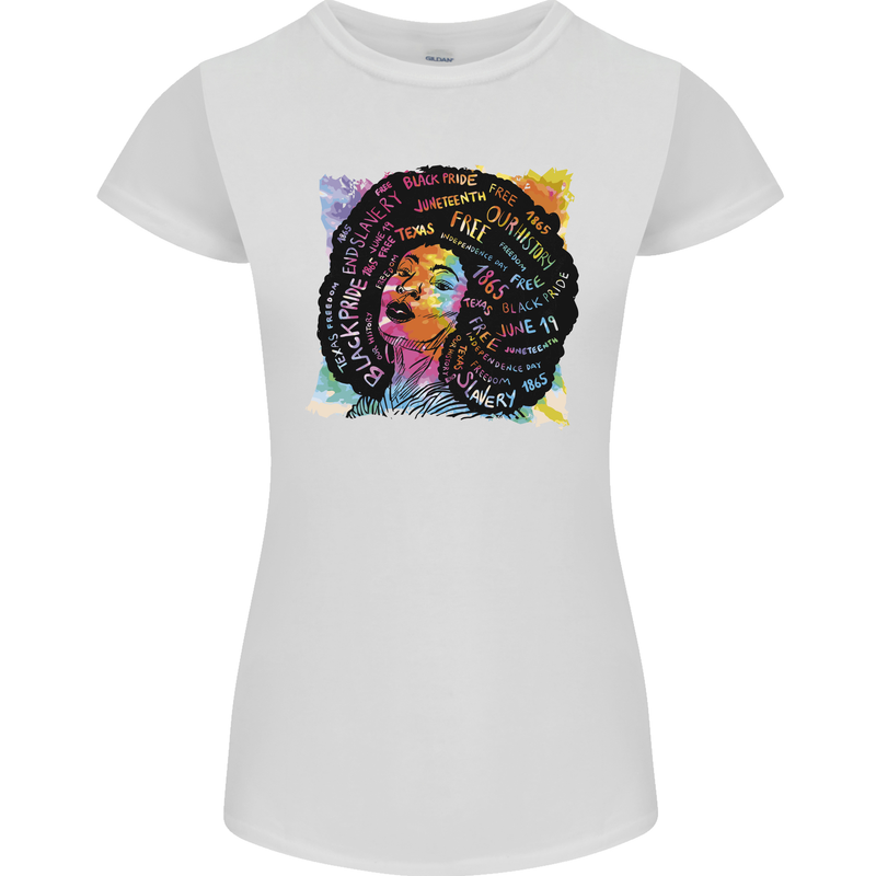 Fathers Day Gaming Womens Petite Cut T-Shirt White