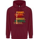 Fathers Day Gift Present For Dad Daddy Childrens Kids Hoodie Maroon
