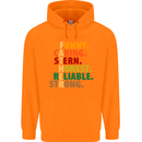 Fathers Day Gift Present For Dad Daddy Childrens Kids Hoodie Orange