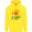 Fathers Day Gift Present For Dad Daddy Childrens Kids Hoodie Yellow