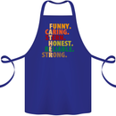 Fathers Day Gift Present For Dad Daddy Cotton Apron 100% Organic Royal Blue