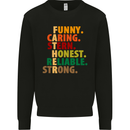 Fathers Day Gift Present For Dad Daddy Kids Sweatshirt Jumper Black