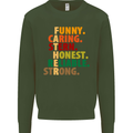 Fathers Day Gift Present For Dad Daddy Kids Sweatshirt Jumper Forest Green