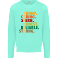 Fathers Day Gift Present For Dad Daddy Kids Sweatshirt Jumper Peppermint