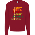Fathers Day Gift Present For Dad Daddy Kids Sweatshirt Jumper Red