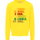 Fathers Day Gift Present For Dad Daddy Kids Sweatshirt Jumper Yellow