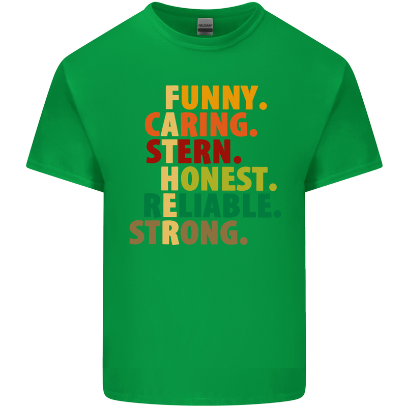 Fathers Day Gift Present For Dad Daddy Kids T-Shirt Childrens Irish Green