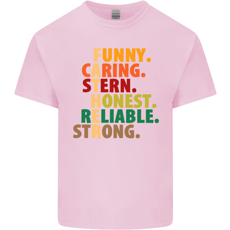 Fathers Day Gift Present For Dad Daddy Kids T-Shirt Childrens Light Pink