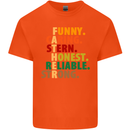 Fathers Day Gift Present For Dad Daddy Kids T-Shirt Childrens Orange