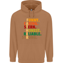 Fathers Day Gift Present For Dad Daddy Mens 80% Cotton Hoodie Caramel Latte