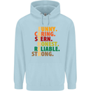 Fathers Day Gift Present For Dad Daddy Mens 80% Cotton Hoodie Light Blue