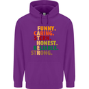 Fathers Day Gift Present For Dad Daddy Mens 80% Cotton Hoodie Purple
