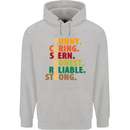 Fathers Day Gift Present For Dad Daddy Mens 80% Cotton Hoodie Sports Grey