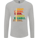 Fathers Day Gift Present For Dad Daddy Mens Long Sleeve T-Shirt Sports Grey