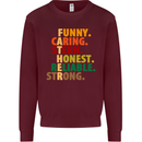 Fathers Day Gift Present For Dad Daddy Mens Sweatshirt Jumper Maroon