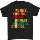 Fathers Day Gift Present For Dad Daddy Mens T-Shirt Cotton Gildan Black