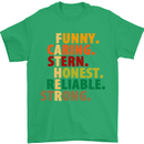 Fathers Day Gift Present For Dad Daddy Mens T-Shirt Cotton Gildan Irish Green