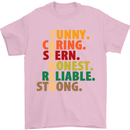 Fathers Day Gift Present For Dad Daddy Mens T-Shirt Cotton Gildan Light Pink