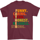 Fathers Day Gift Present For Dad Daddy Mens T-Shirt Cotton Gildan Maroon