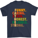 Fathers Day Gift Present For Dad Daddy Mens T-Shirt Cotton Gildan Navy Blue