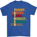Fathers Day Gift Present For Dad Daddy Mens T-Shirt Cotton Gildan Royal Blue