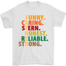 Fathers Day Gift Present For Dad Daddy Mens T-Shirt Cotton Gildan White