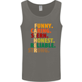 Fathers Day Gift Present For Dad Daddy Mens Vest Tank Top Charcoal