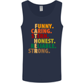 Fathers Day Gift Present For Dad Daddy Mens Vest Tank Top Navy Blue
