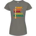 Fathers Day Gift Present For Dad Daddy Womens Petite Cut T-Shirt Charcoal