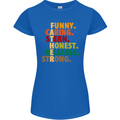 Fathers Day Gift Present For Dad Daddy Womens Petite Cut T-Shirt Royal Blue