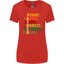 Fathers Day Gift Present For Dad Daddy Womens Wider Cut T-Shirt Red