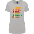 Fathers Day Gift Present For Dad Daddy Womens Wider Cut T-Shirt Sports Grey