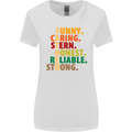 Fathers Day Gift Present For Dad Daddy Womens Wider Cut T-Shirt White
