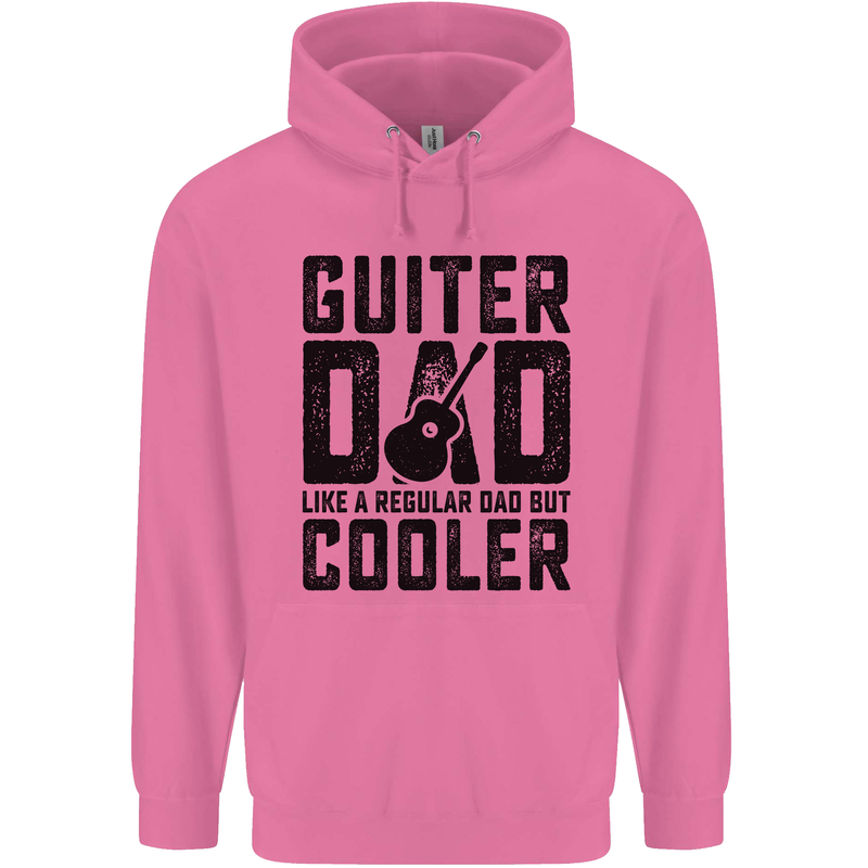 Fathers Day Guitar Dad Like a Normal Dad Childrens Kids Hoodie Azalea