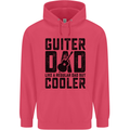 Fathers Day Guitar Dad Like a Normal Dad Childrens Kids Hoodie Heliconia