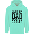 Fathers Day Guitar Dad Like a Normal Dad Childrens Kids Hoodie Peppermint