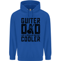 Fathers Day Guitar Dad Like a Normal Dad Childrens Kids Hoodie Royal Blue