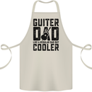 Fathers Day Guitar Dad Like a Normal Dad Cotton Apron 100% Organic Natural