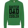 Fathers Day Guitar Dad Like a Normal Dad Kids Sweatshirt Jumper Irish Green