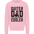 Fathers Day Guitar Dad Like a Normal Dad Kids Sweatshirt Jumper Light Pink